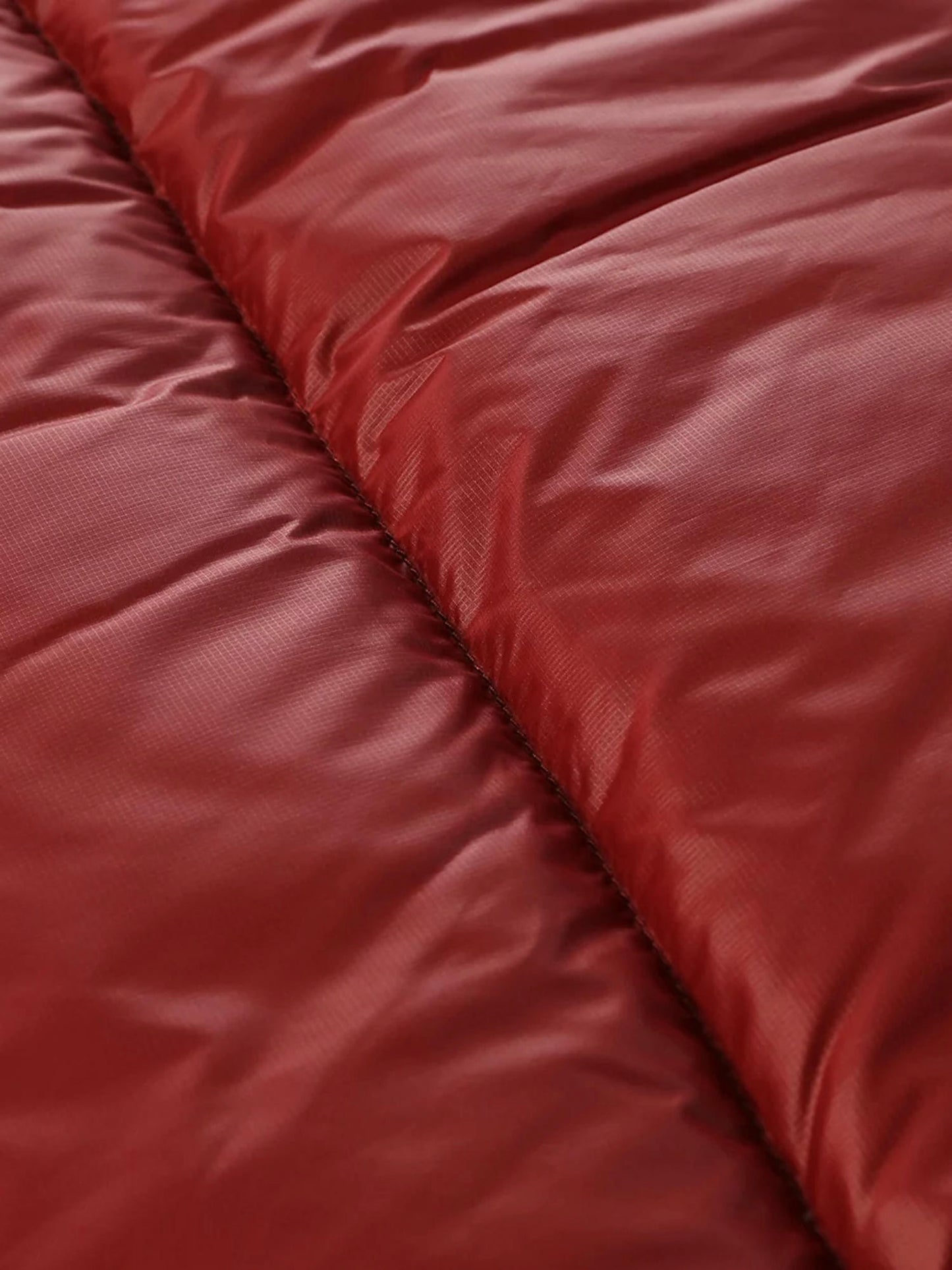 The North Face Nuptse Cropped Jacket in Red