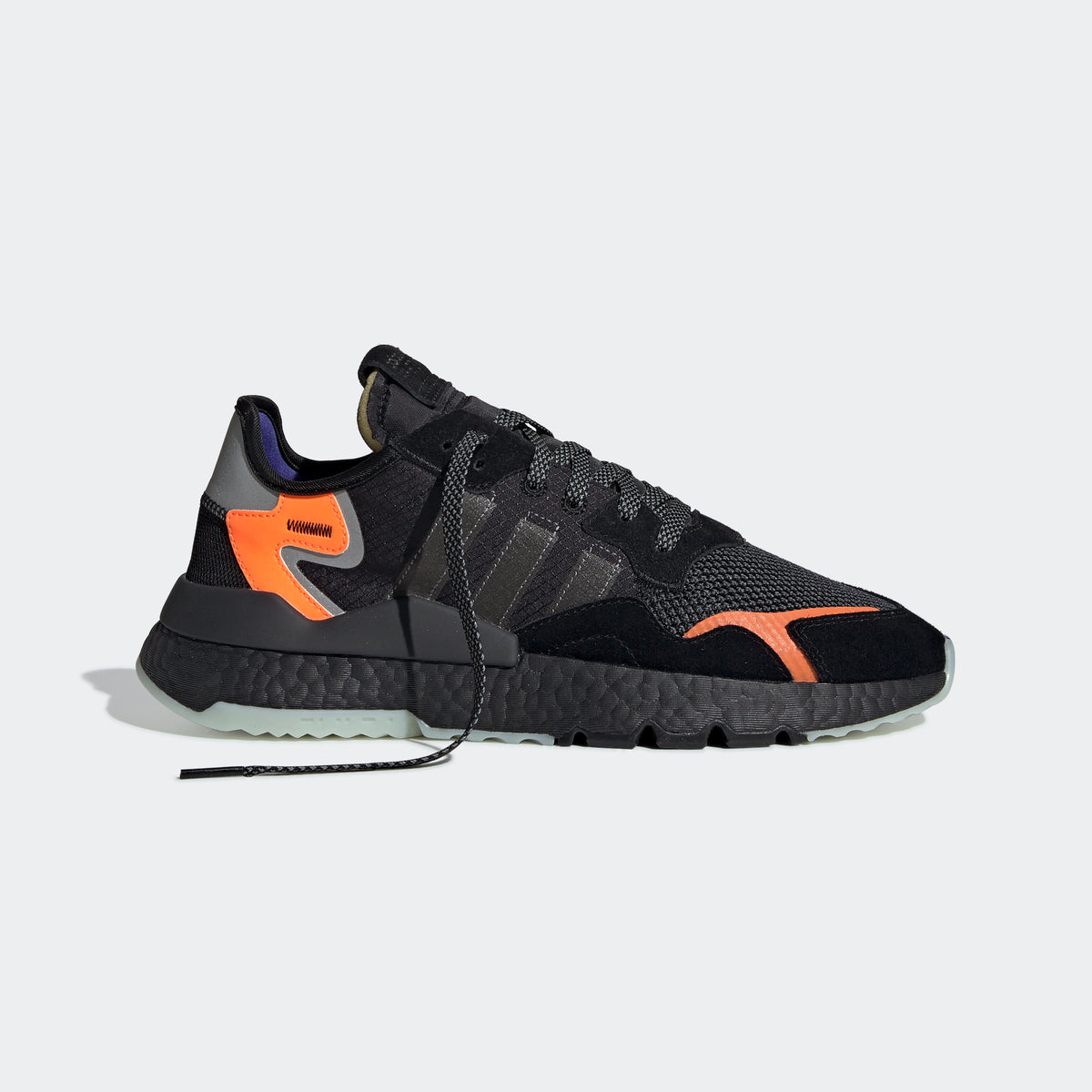 Adidas Nite Jogger Sneakers - Core Black / Carbon / Dark Blue - view 8