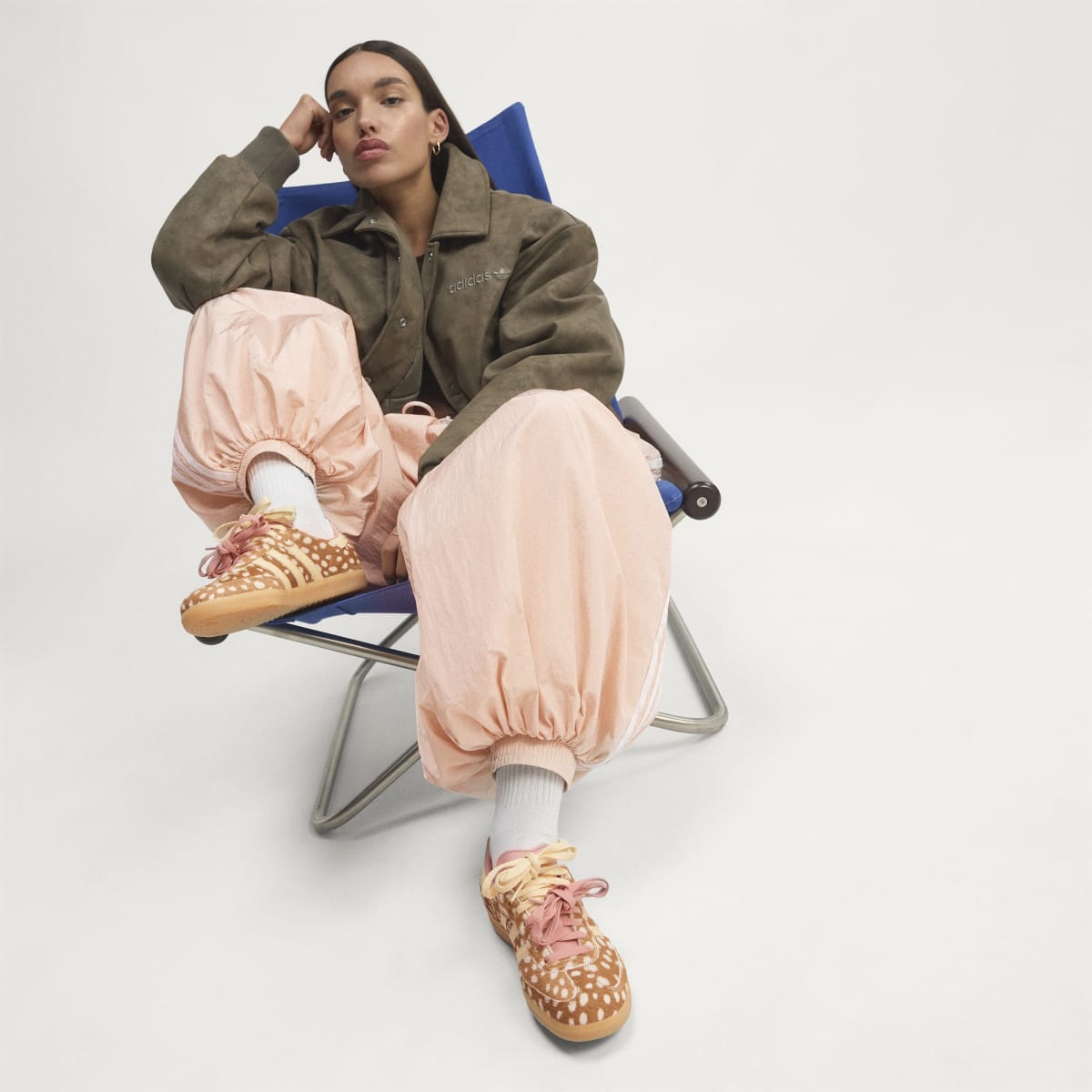Adidas Samba OG Sneakers - Brown Desert / Warm Vanilla / Wonder Mauve - view 5