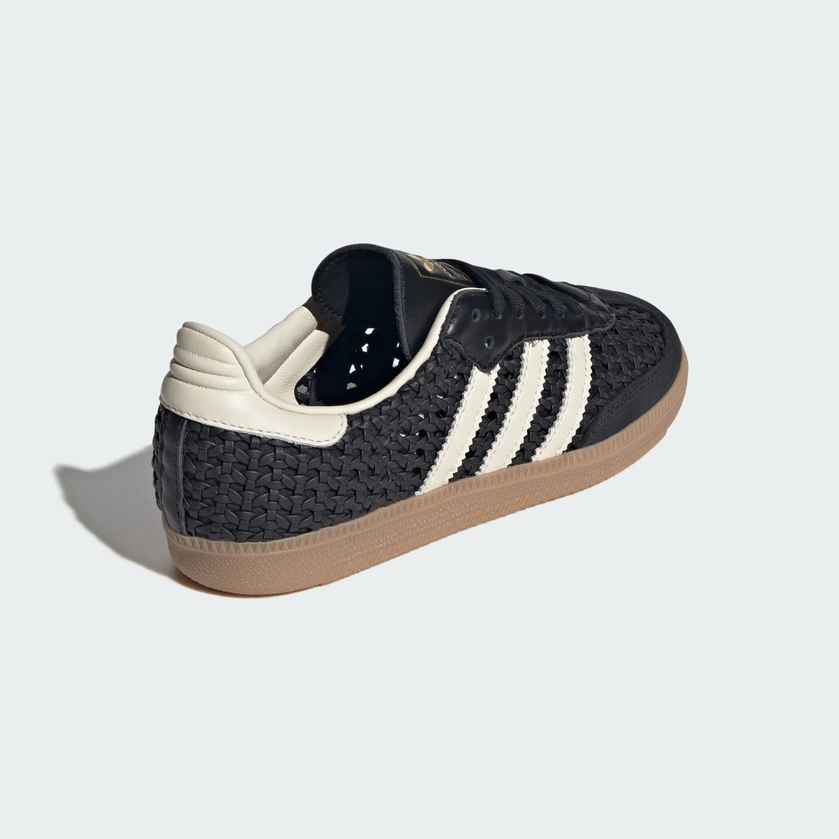 Adidas Samba OG Sneakers - Core Black / Cream White / Gold Metallic - view 5