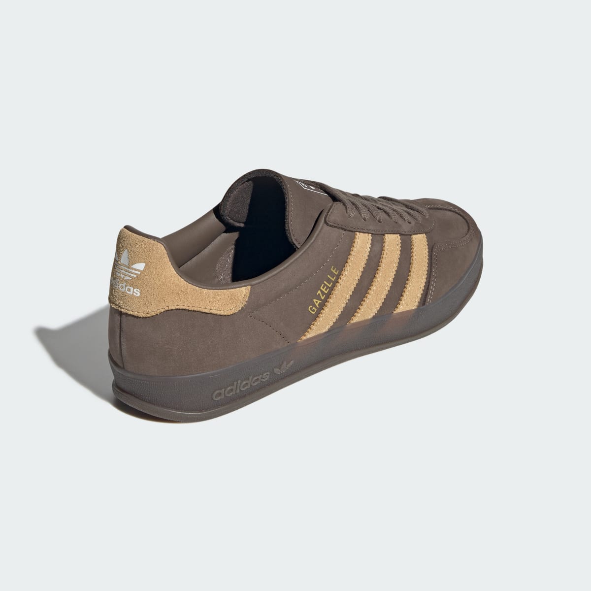 Adidas Gazelle Indoor Sneakers - Cargo Brown / Golden Beige / Cloud White - view 5