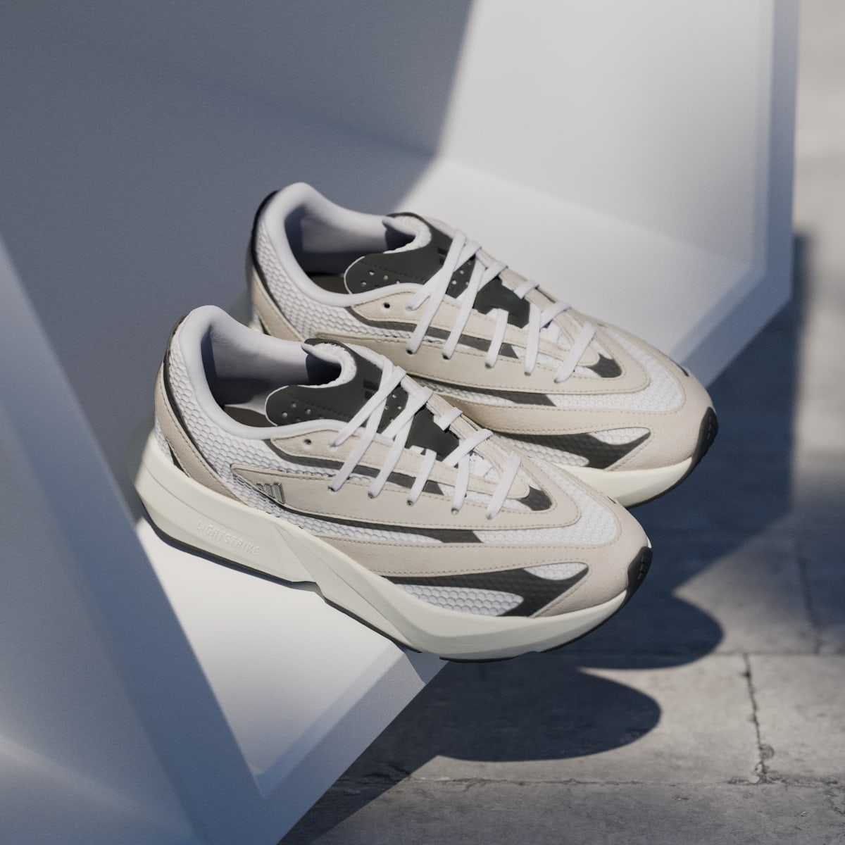 Adidas Lightblaze Sneakers - Alumina / Silver Metallic / Core Black - view 5