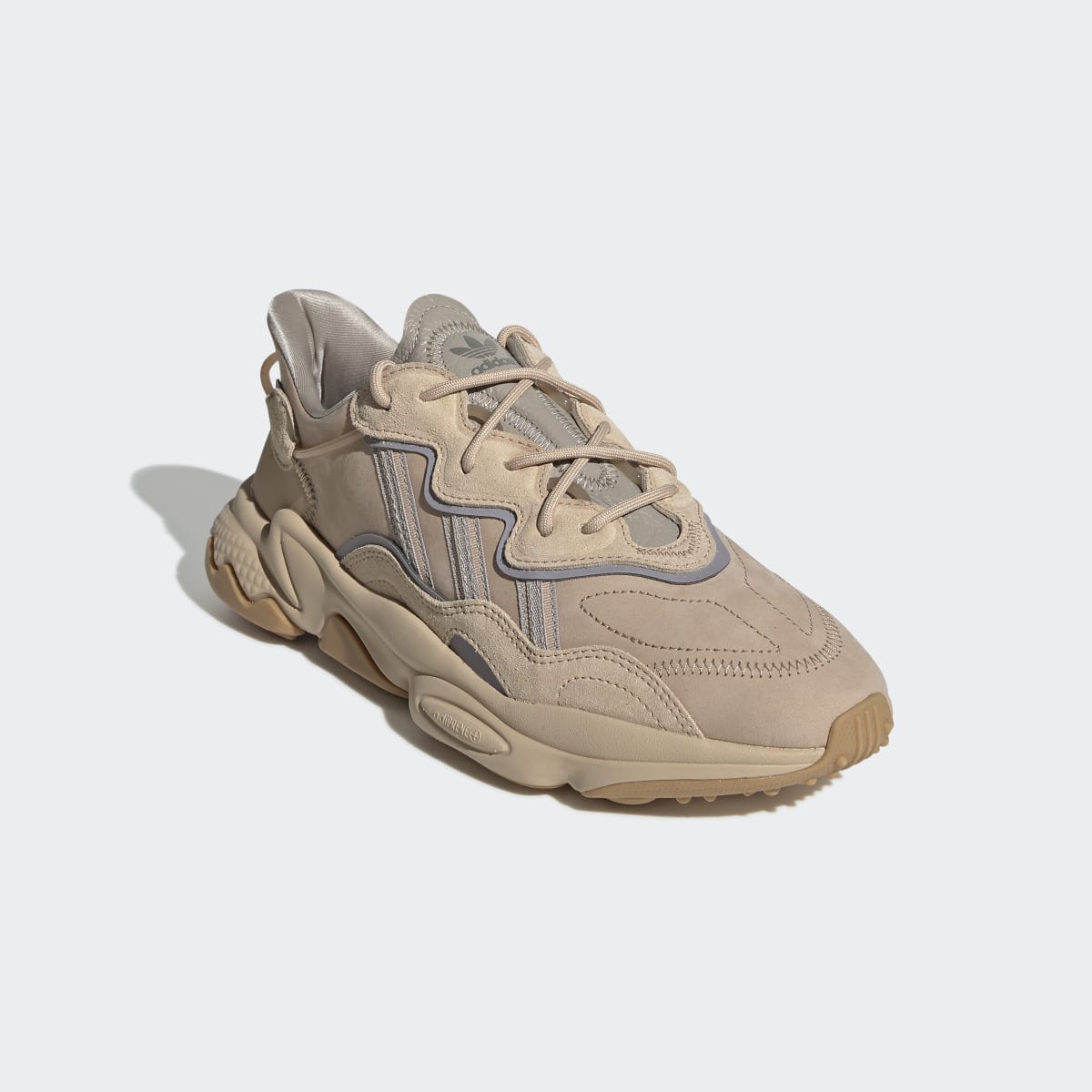 Adidas Ozweego Sports Shoes - St Pale Nude / Light Brown / Solar Red - view 5