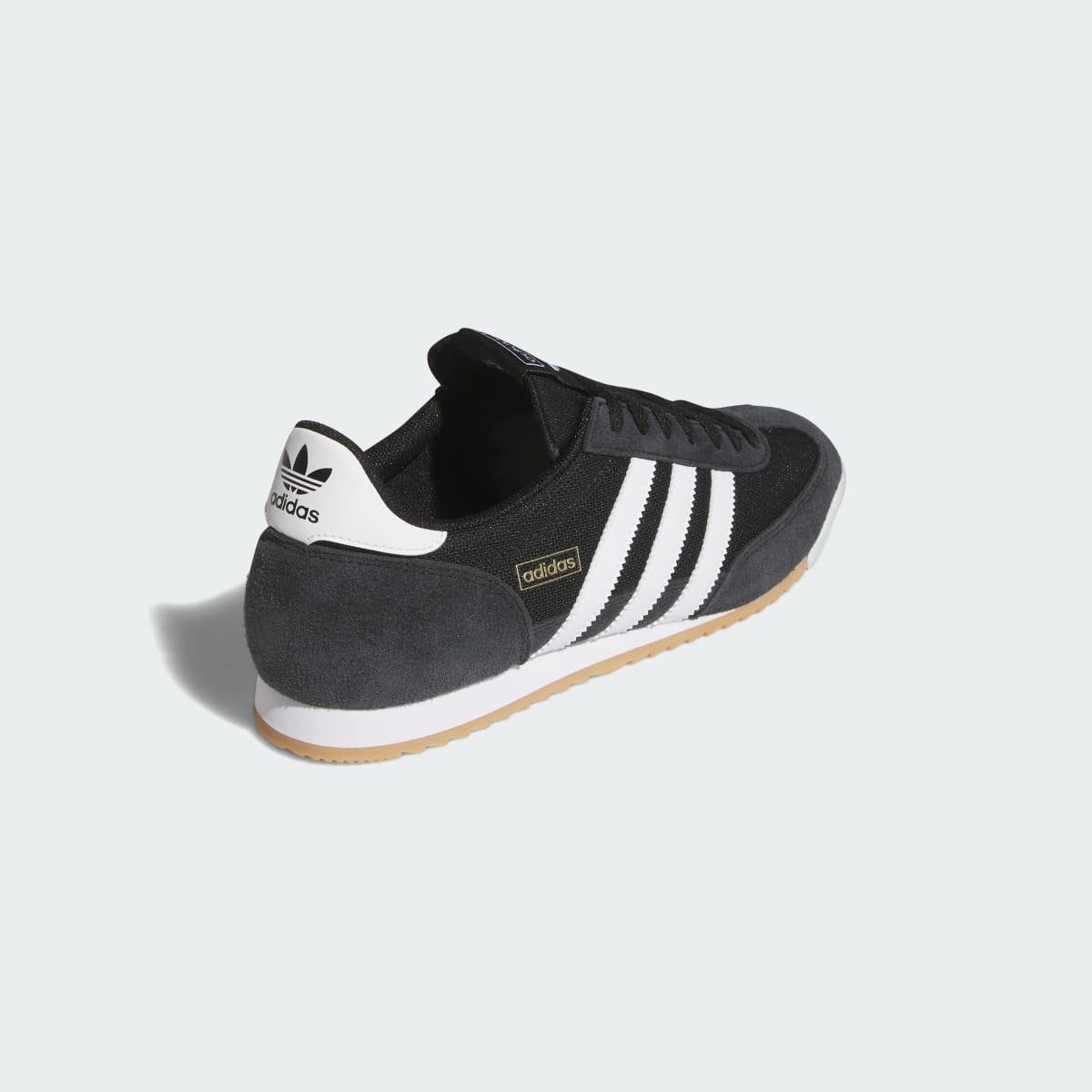 Adidas R71 Sneakers - Core Black / Cloud White / Gold Metallic - view 5