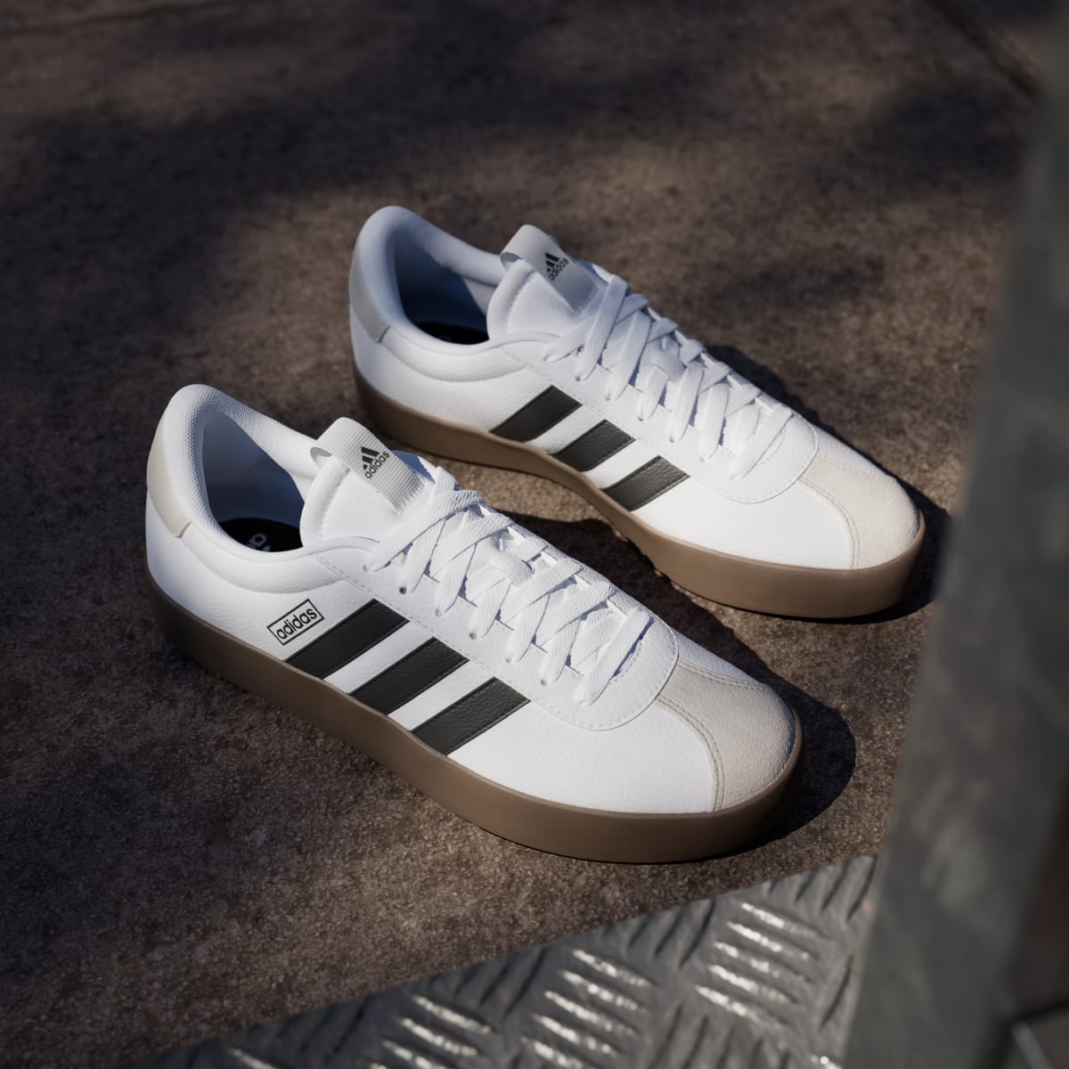 Adidas VL Court 3.0 Sneakers - Cloud White / Core Black / Grey One - view 5