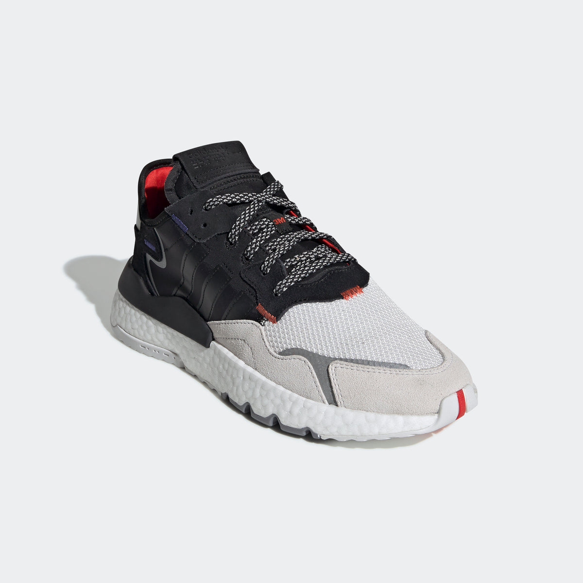 Adidas NITE Jogger Sneakers - Black / White / Beige / Silver Grey - view 8