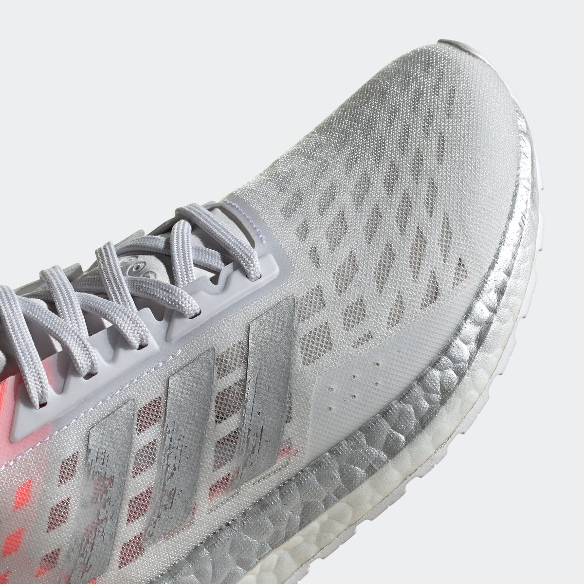 Adidas Ultraboost PB Sneakers - Dash Grey / Light Flash Red / Glory Green / Silver Metallic - view 8