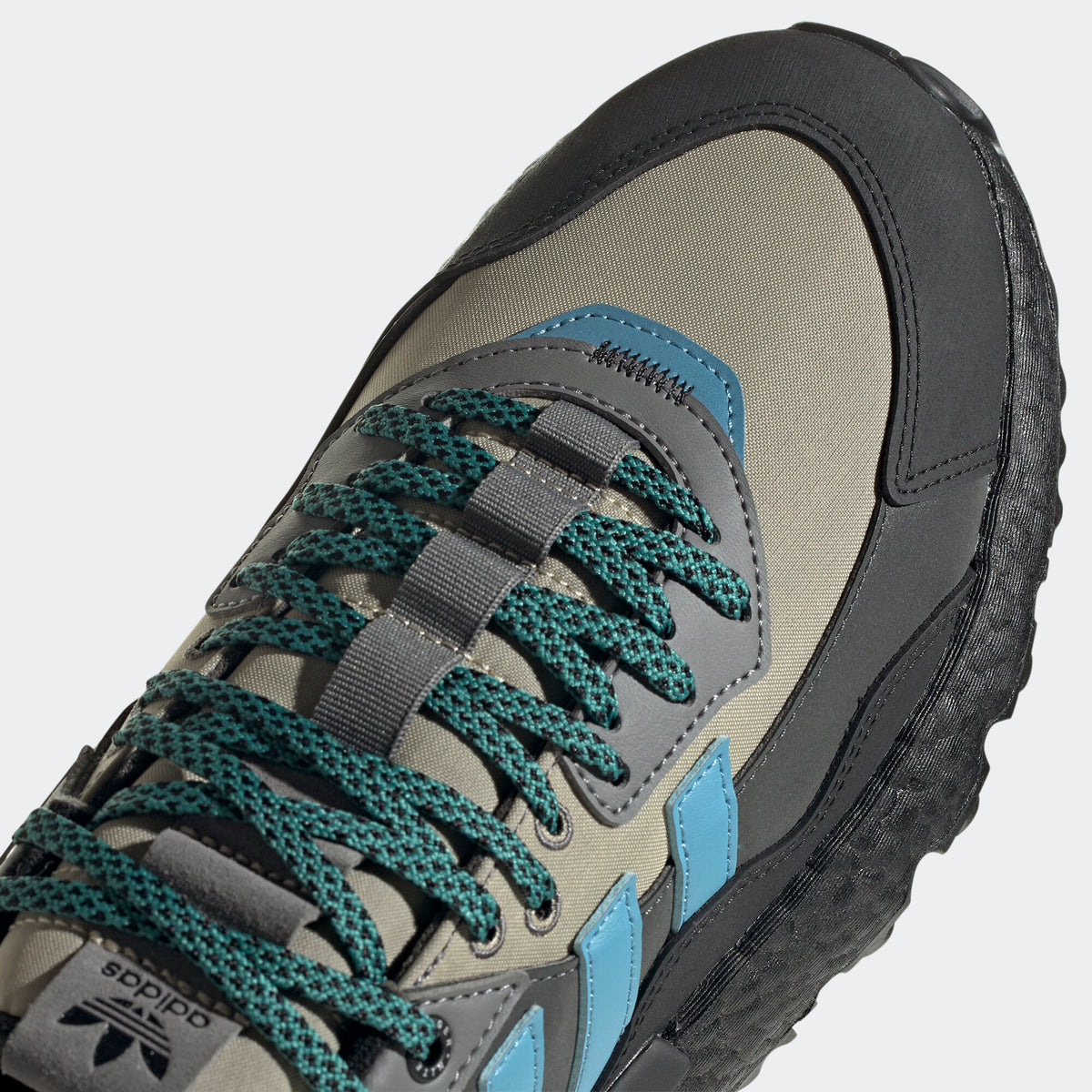 Adidas Nite Jogger Winterized Sneakers - Black / Dark Beige / Dark Grey / Purple / Blue - view 8