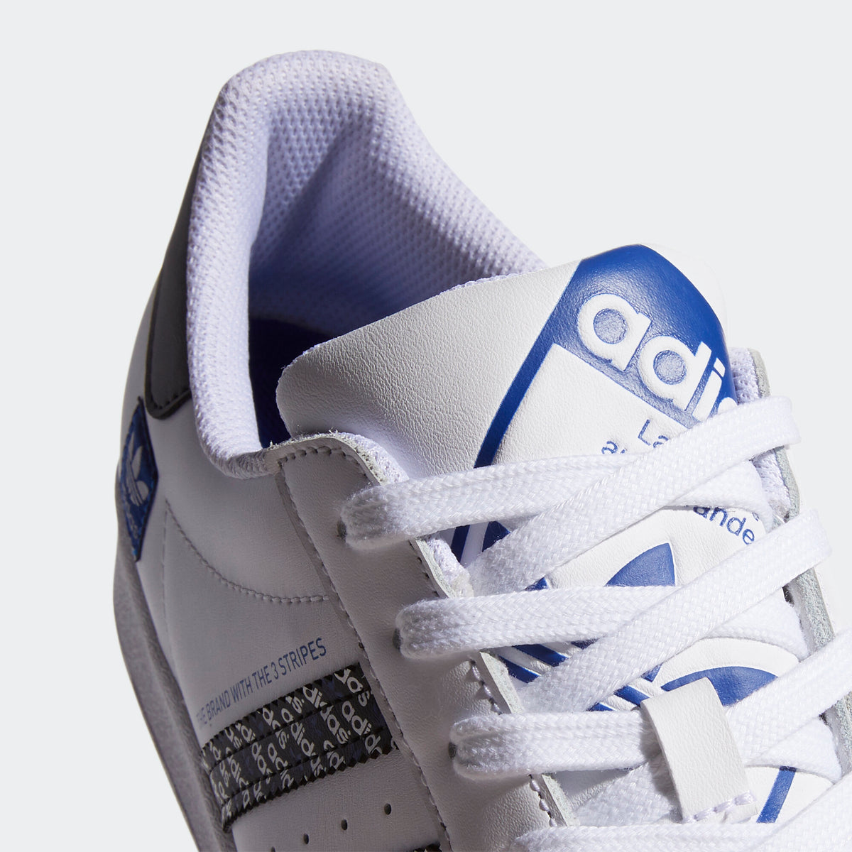 Adidas Superstar Sneakers - White / Core Black / Collegiate Blue - view 8