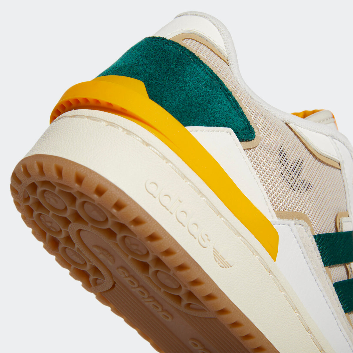 Adidas Forum Exhibit LOW Sneakers - White / Light Brown / Green / Yellow - view 8