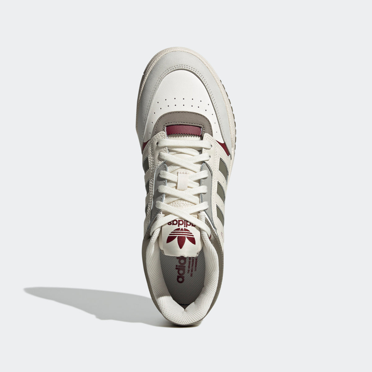 Adidas Drop Step Low Sneakers - White / Dark Green / Grey - view 3