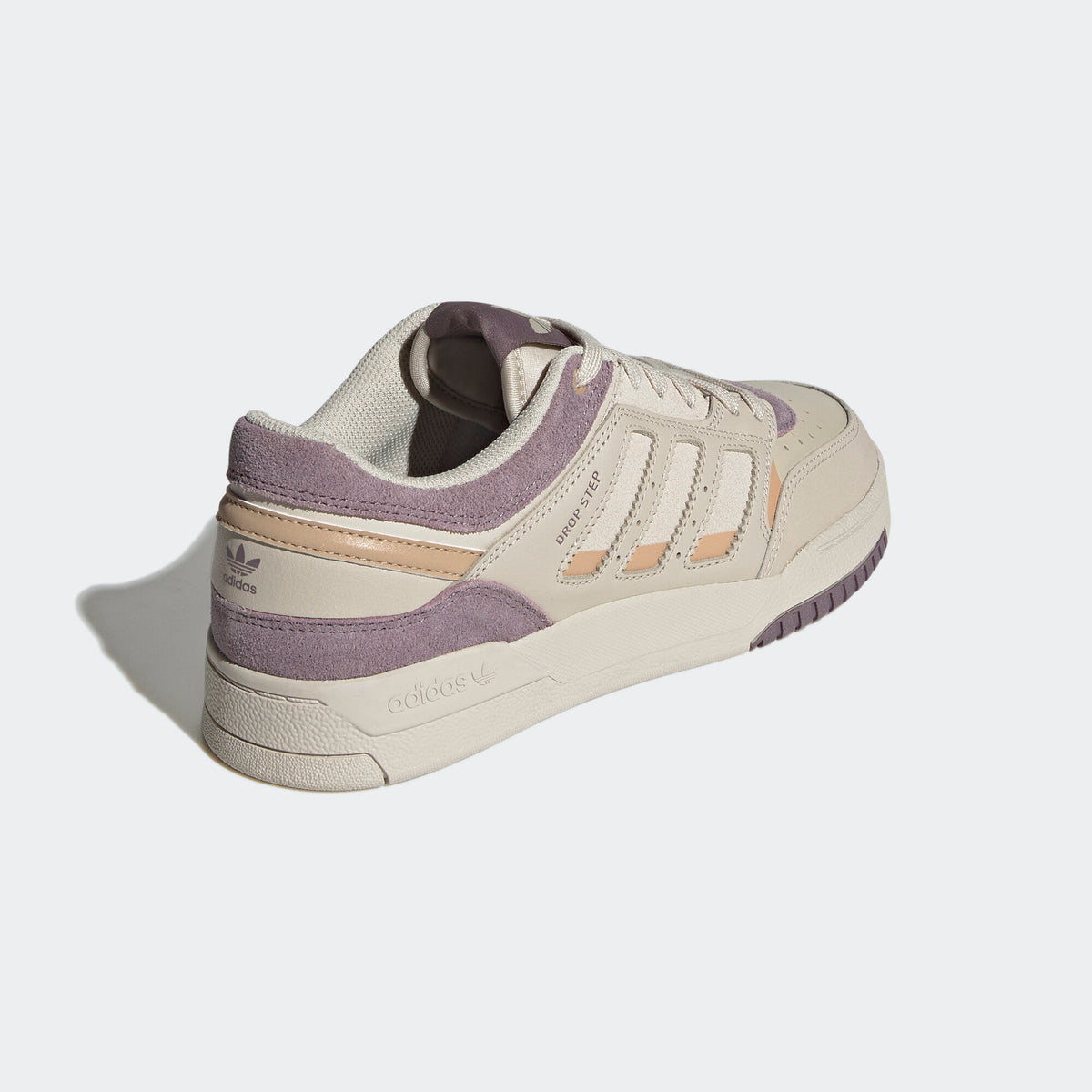 Adidas Drop Step Low Sneakers - White / Purple - view 6