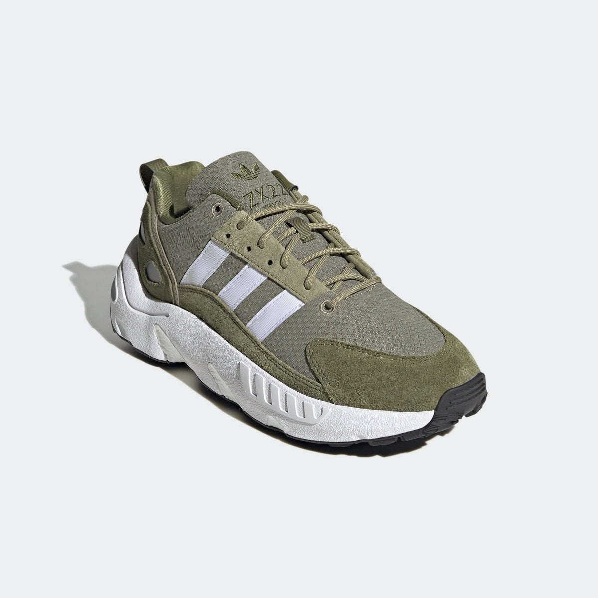 Adidas ZX 22 BOOST Sneakers - Grey / Green / White - view 8