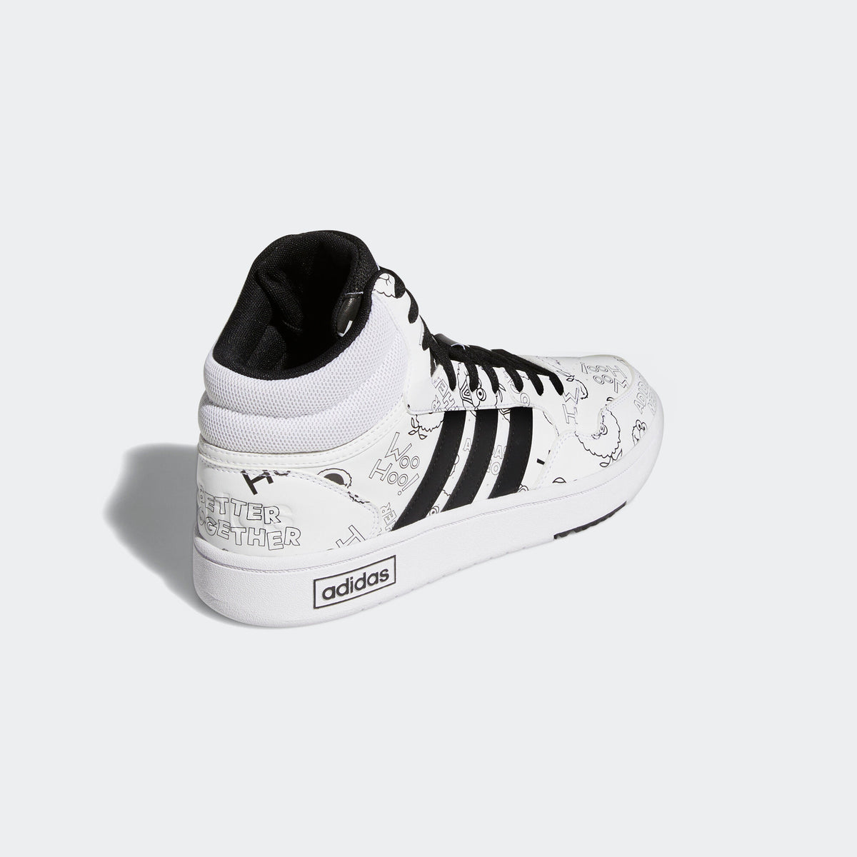 Adidas Hoops 3.0 Vintage Sneakers - White / Black - view 8