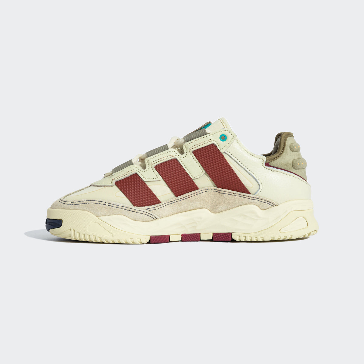 Adidas Niteball Sneakers - Beige Yellow / Red / Light Beige - view 7