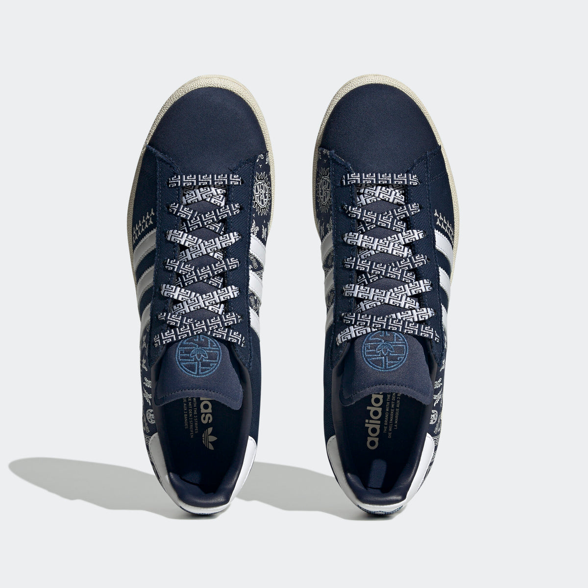 Adidas Campus 80S Sneakers - Navy / White - view 8