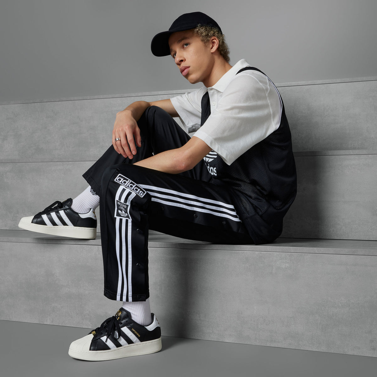Adidas Superstar XLG Sneakers - Black / Crystal White / Off White - view 8