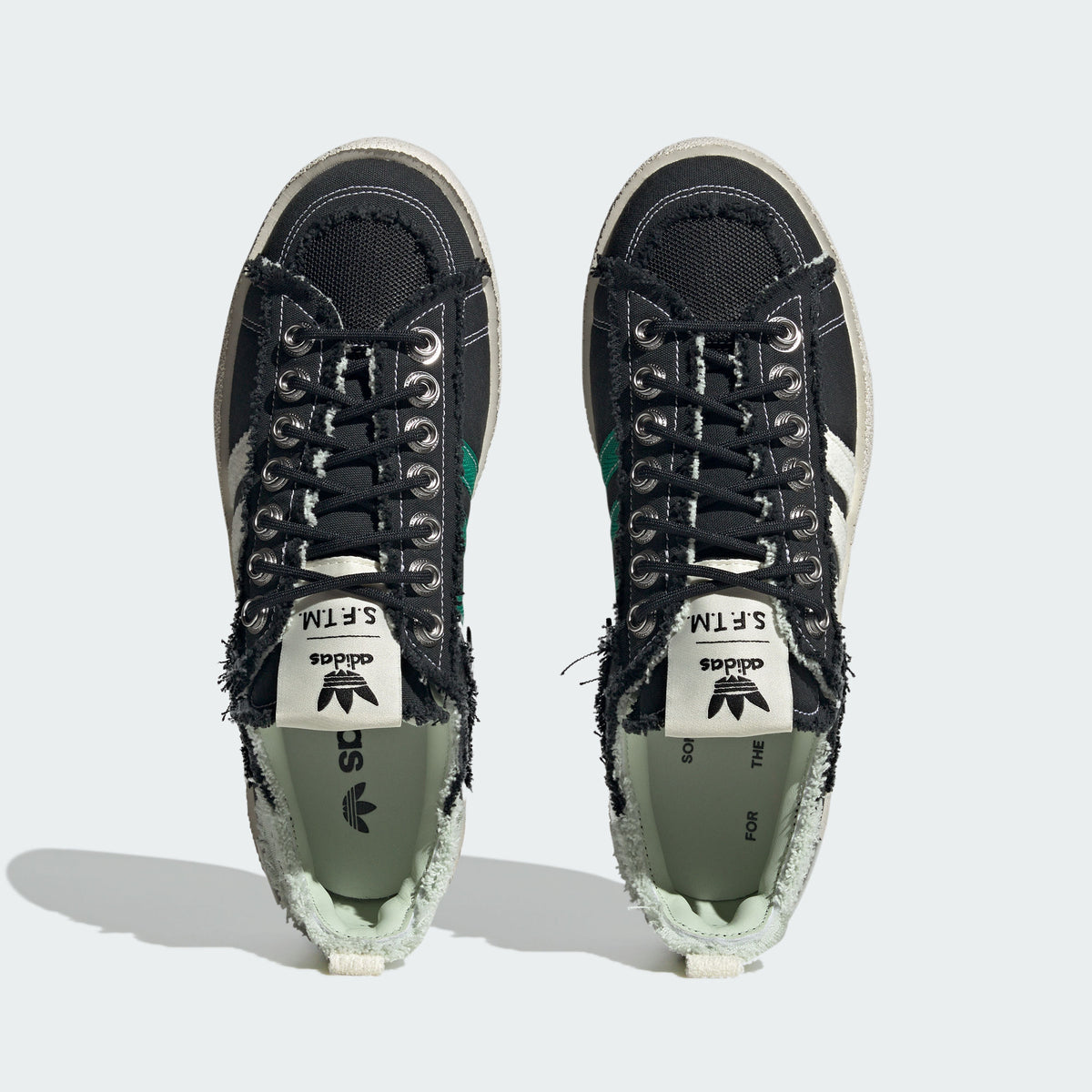 Adidas SONG FOR THE MUTE Campus 80S Sneakers - Black / Off White - view 8