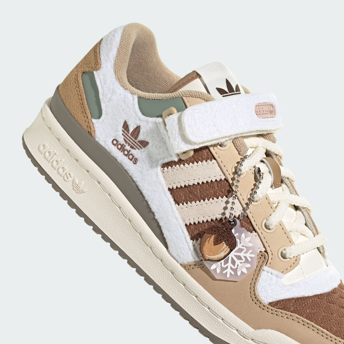 Adidas Forum LOW Sneakers - Dark Brown / Light Brown / White - view 8