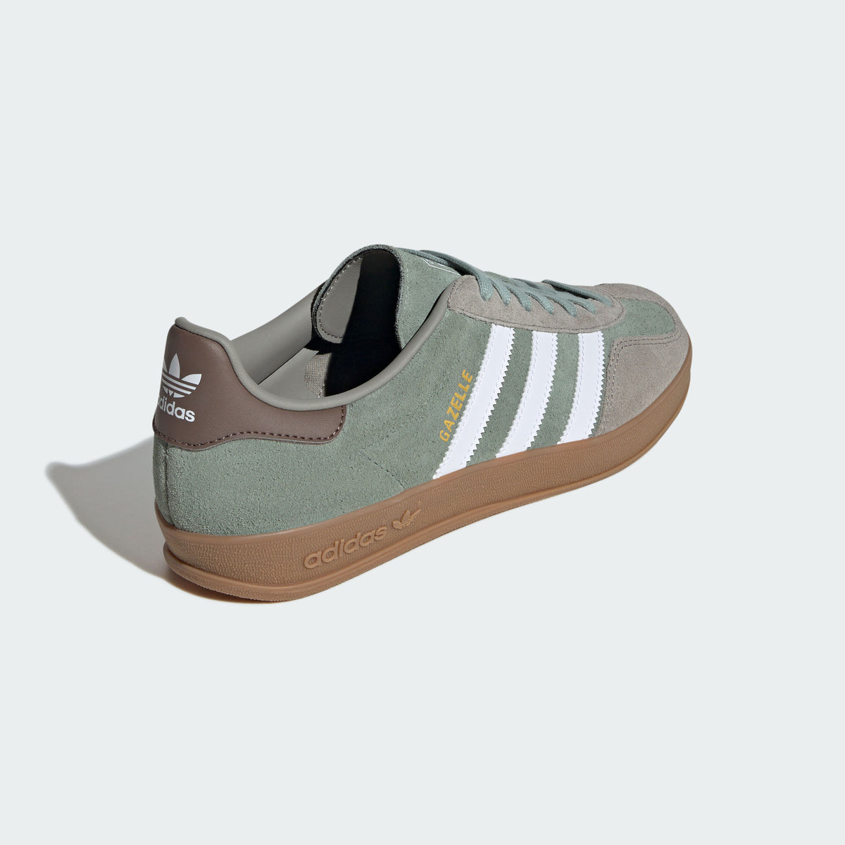 Adidas Gazelle Indoor Sneakers - Pebble Grey / Silver Sage / White - view 8
