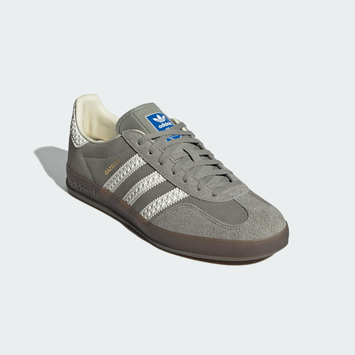 Adidas Gazelle Indoor Sneakers - Better Scarlet / Chalk White / Gold - view 8
