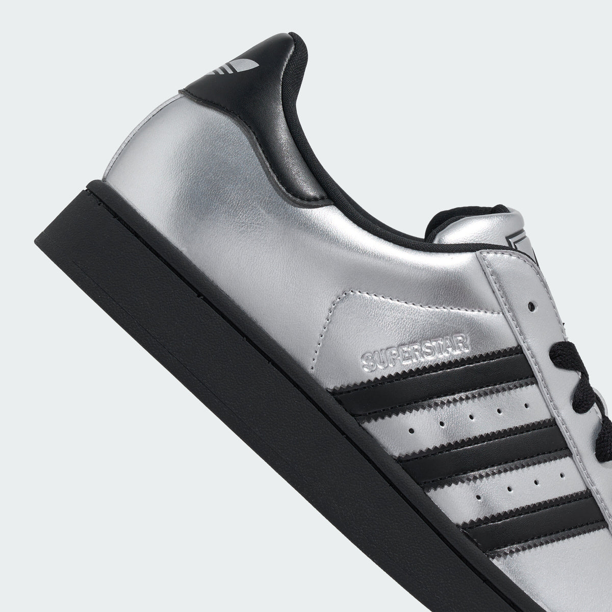 Adidas Superstar II Sneakers - Silver Metallic / Black - view 4