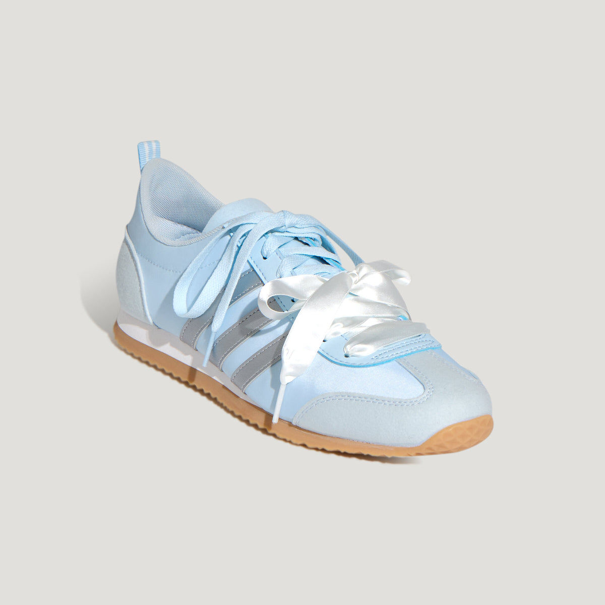 Adidas VS JOG 2.0 Sneakers - Light Sky Blue / Silver Metallic / Crystal White - view 8