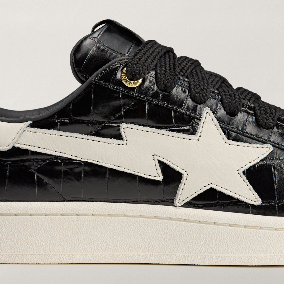 Adidas Campus 00S BAPE Sneakers - Black / Chalk White / Gold - view 8