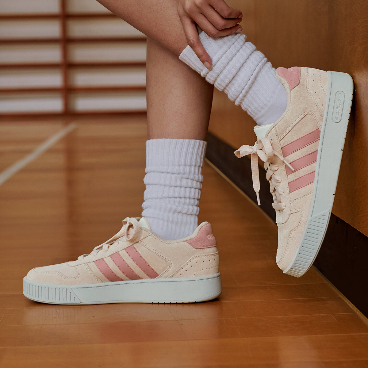 Adidas D-PAD Classic Sneakers - Mint Green / Chalk White / Resin Yellow - view 2