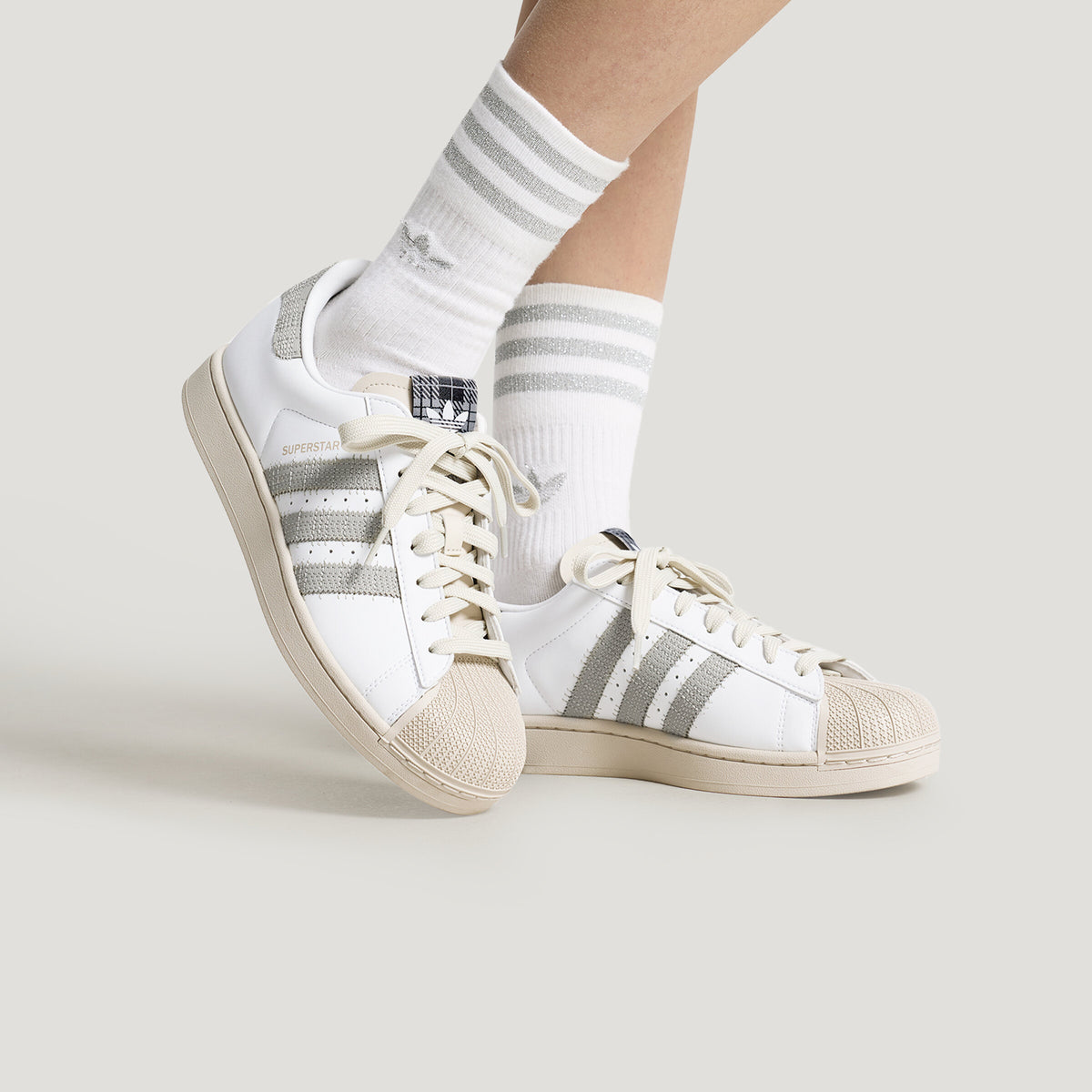 Adidas Superstar II Sneakers - White / Night Grey / Alumina - view 1
