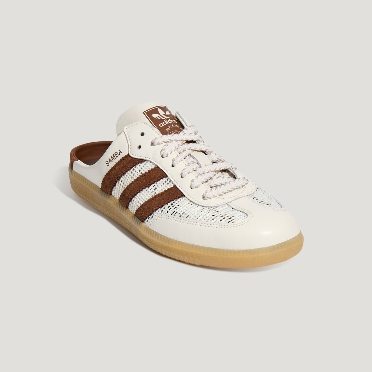 Adidas Samba OG MULE Sneakers - Chalk White / Soft Brown - view 8