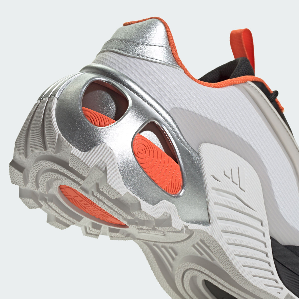 Adidas Wonder Runner Sneakers - Light Grey / Silver Metallic / Semi Impact Orange - view 8
