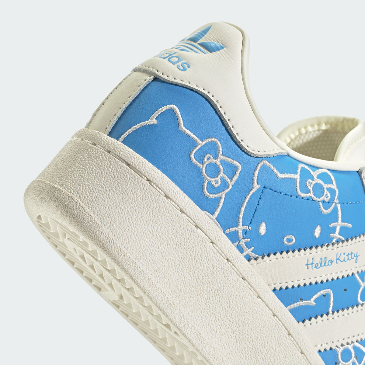 Adidas Hello Kitty Superstar XLG Sneakers - Blue / Chalk White / Red - view 8