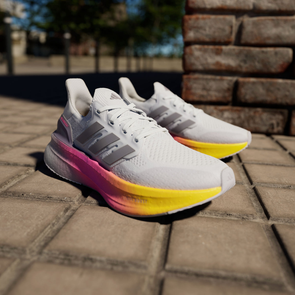 Adidas Ultraboost 5 Sneakers - White / Glory Grey / Bright Pink - view 8