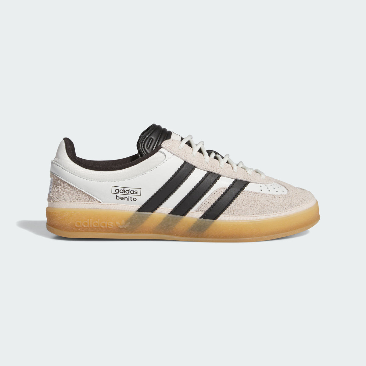 Adidas BAD Bunny Gazelle Indoor Sneakers - Crystal White / Black / Resin Yellow - view 8