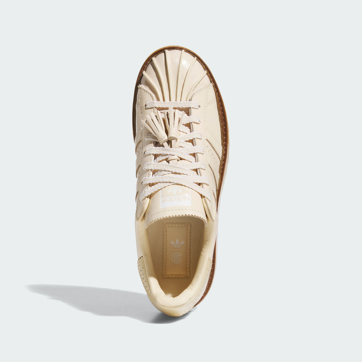 Adidas CLOT Superstar BY Edison CHEN Sneakers - Sand / White - view 8