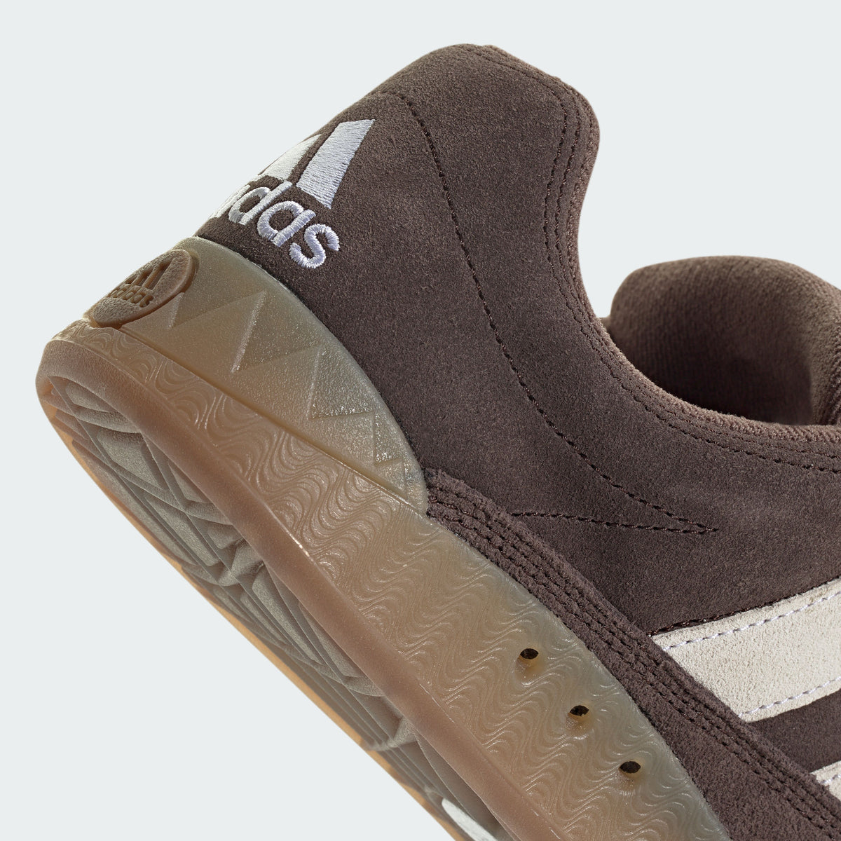 Adidas Adimatic Sneakers - Dark Brown / White / Earth Strata - view 8