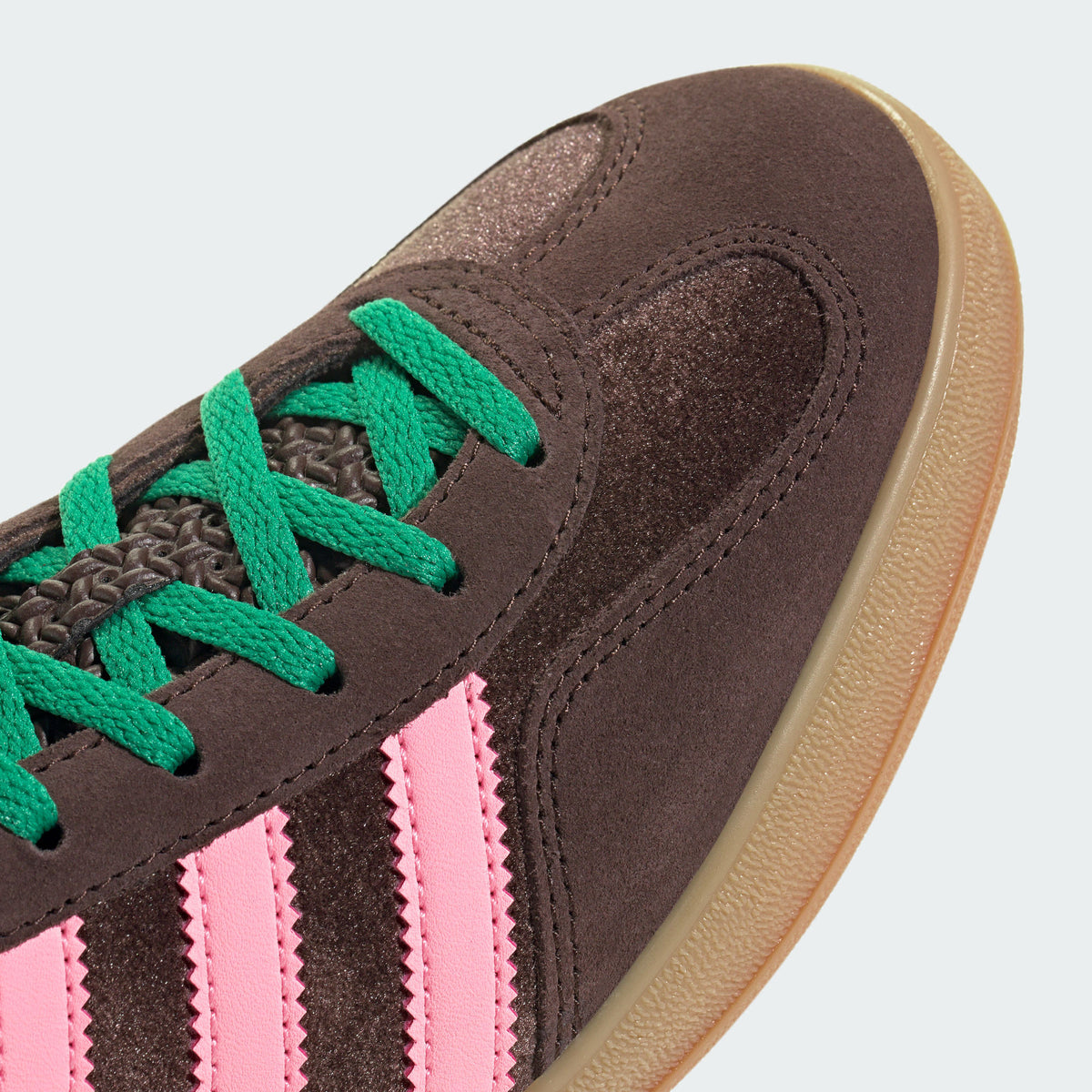Adidas Gazelle Indoor W Sneakers - Dark Brown / Lawn Green - view 8