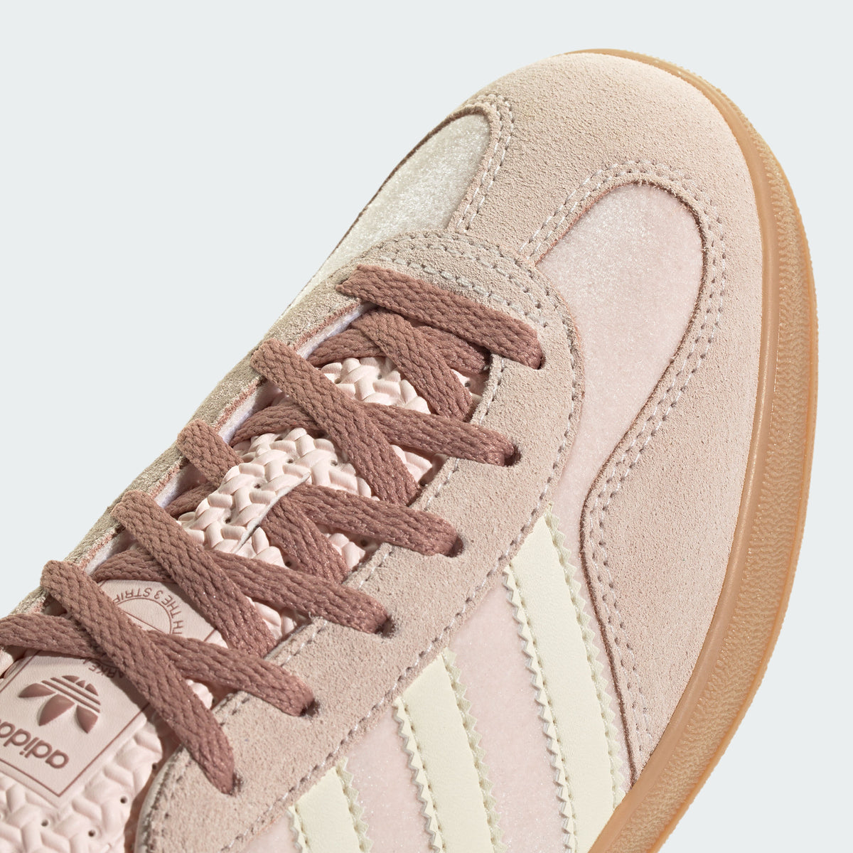 Adidas Gazelle Indoor Sneakers - Wonder Quartz / Warm Earth / Resin Yellow - view 8