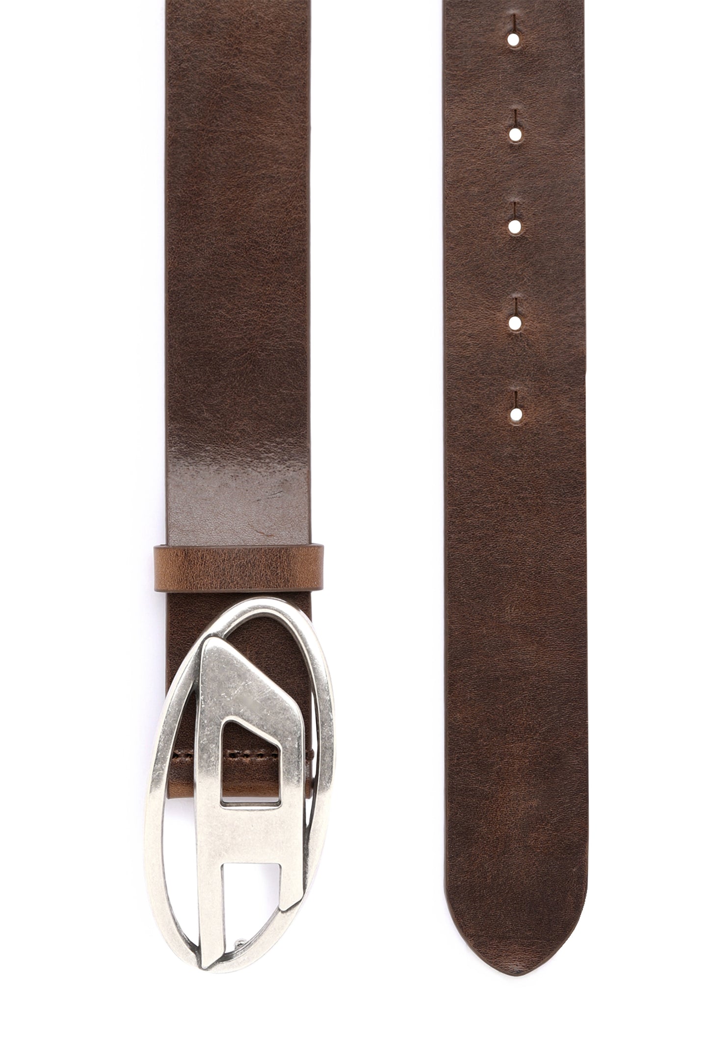 Diesel 1DR logo-buckle leather belt
