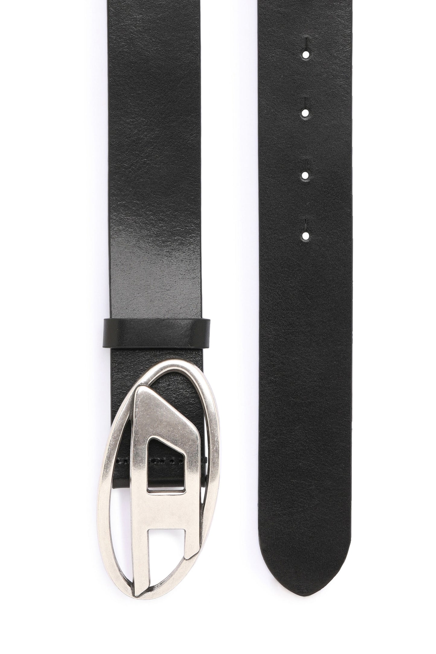 Diesel 1DR logo-buckle leather belt