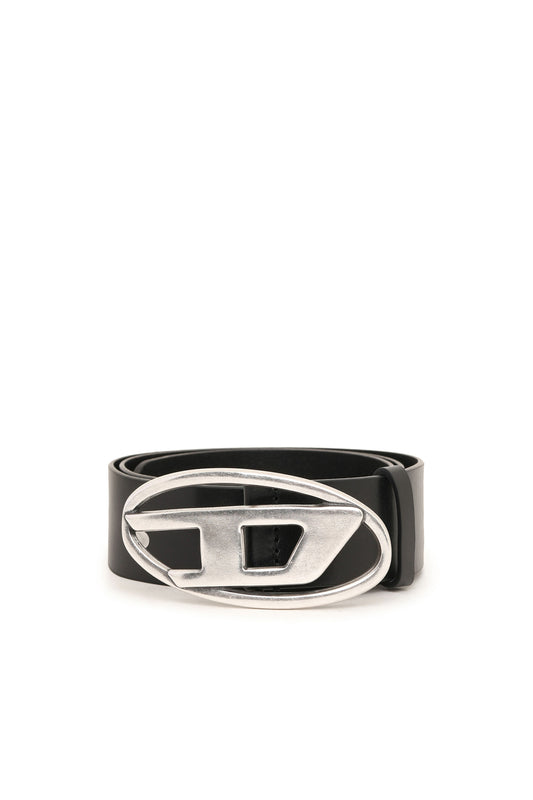 Diesel 1DR logo-buckle leather belt