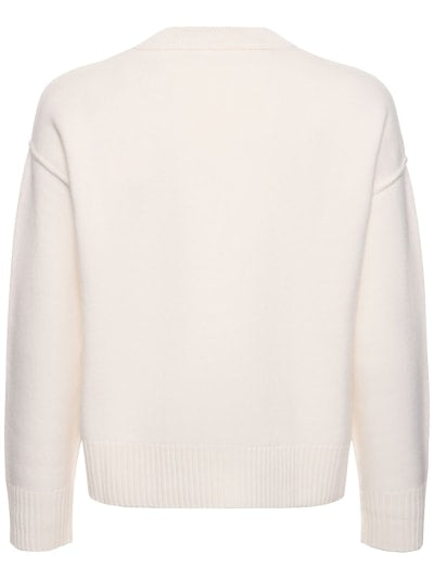 AMI Paris pull en laine à logo