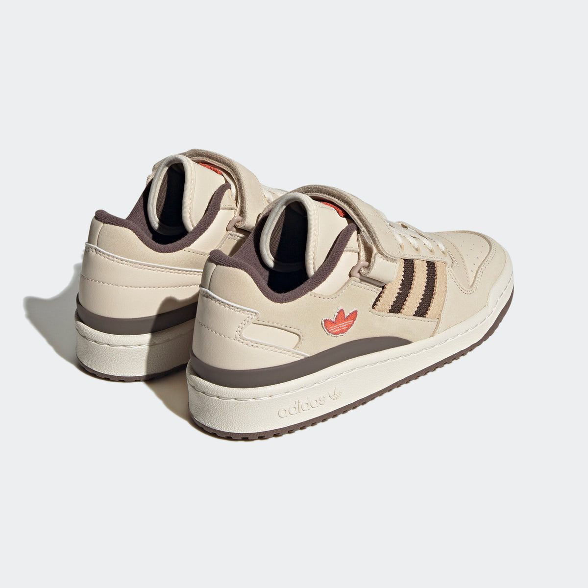 Adidas Forum LOW Sneakers - Light Khaki / Coffee Brown / Red Brown - view 8