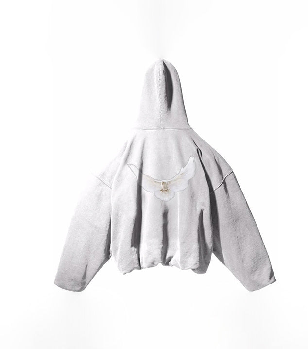 Sweat à capuche colombe Yeezy Gap Engineered by Balenciaga - Beige/blanc