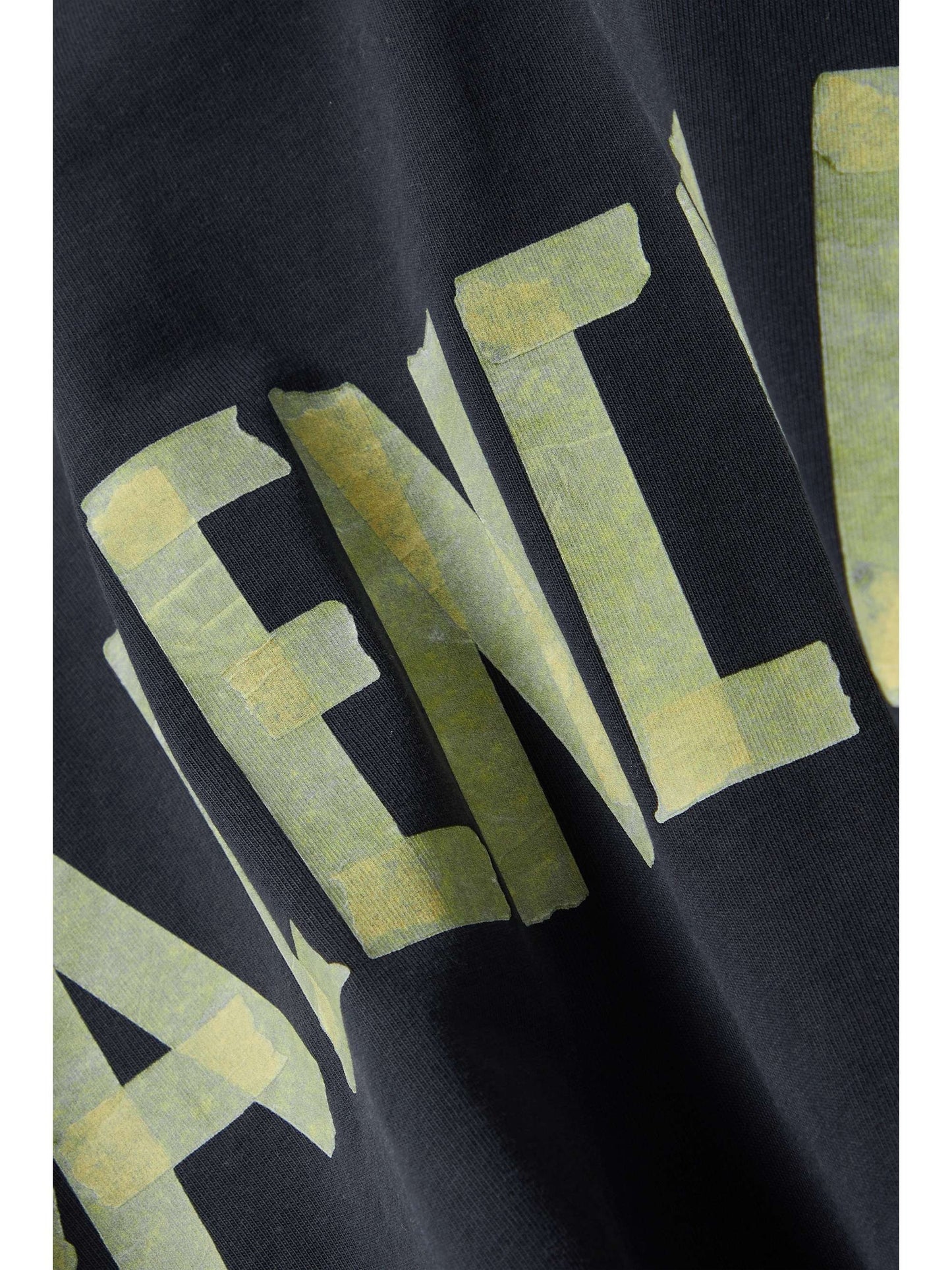 T-shirt oversize en jersey de coton imprimé effet vieilli balenciaga