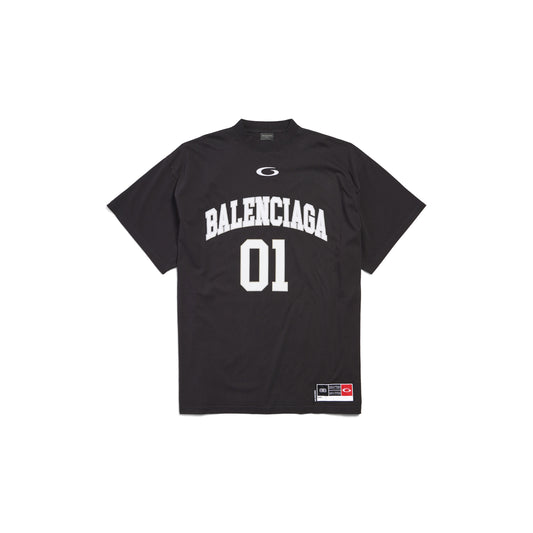 Basketball Series - T-shirt Oversize pour Homme en Noir