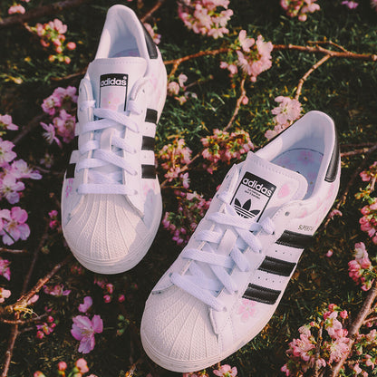 Adidas Superstar Hanami Sneakers - White / Black - view 4