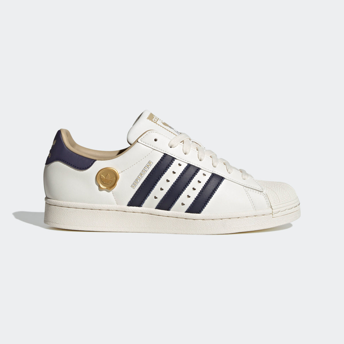 Adidas Superstar Sneakers - White / Navy - view 6