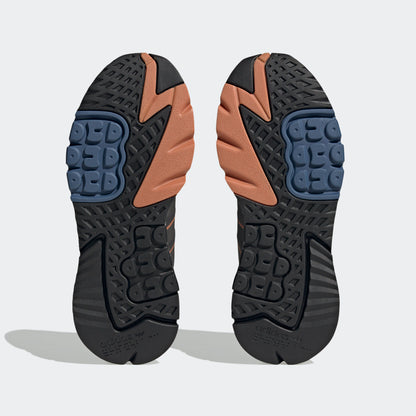 Adidas NITE Jogger Sneakers - Black / Dark Coffee / Light Tan - view 4